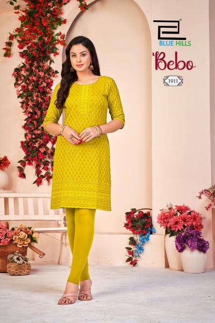 Blue hills bebo designer kurtis wholesale in hyderabad